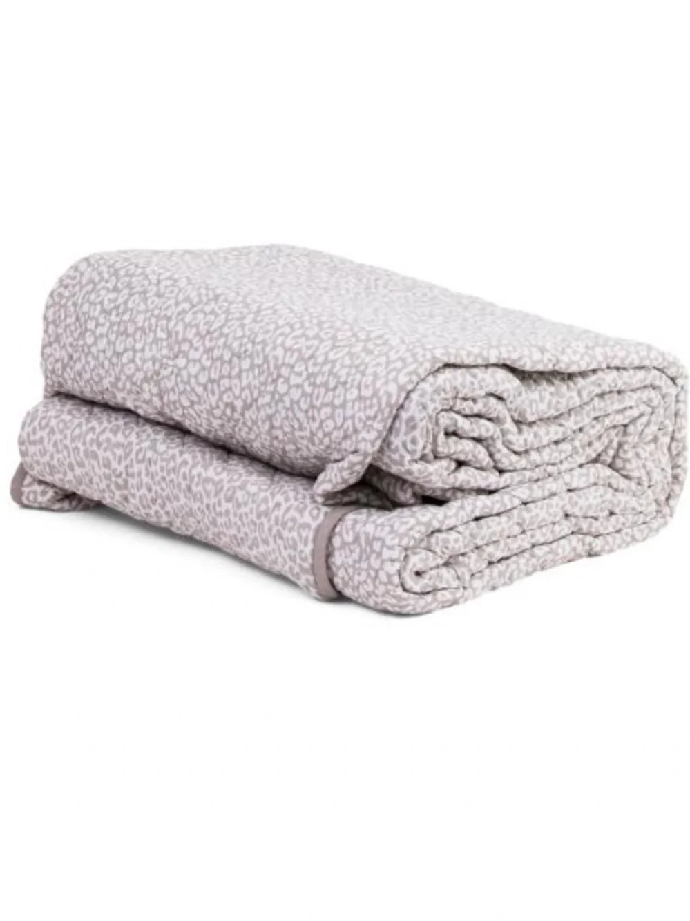 Rachel Zoe Leopard Cotton Reversible Quilt Set